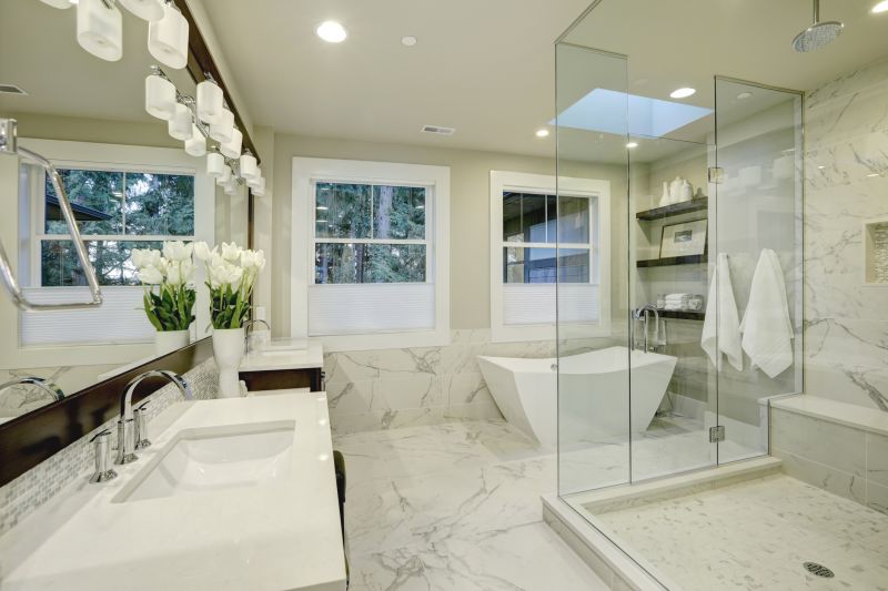 Completed Bathroom with Modern Fixtures